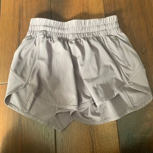 purple lululemon shorts